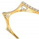 Curved Diamond Bangle