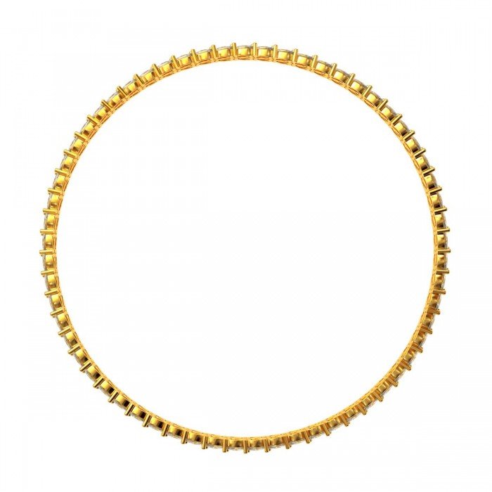 Double Line Marquise Bangle