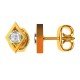 Rhombus Solitaire Earring