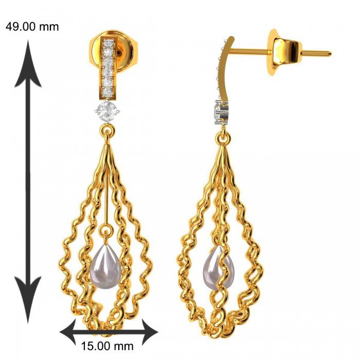 Dangle Earrings Gold