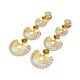 American Diamond Citrine Long Earring