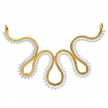 American Diamond Linear Mangalsutra