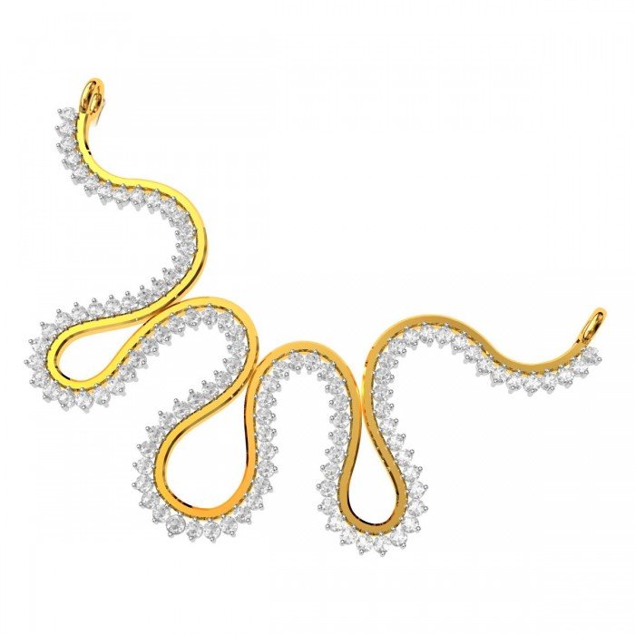 American Diamond Linear Mangalsutra