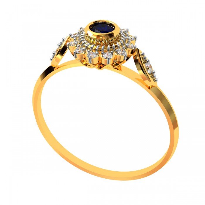 The Bendanta Blue Sapphire Ring