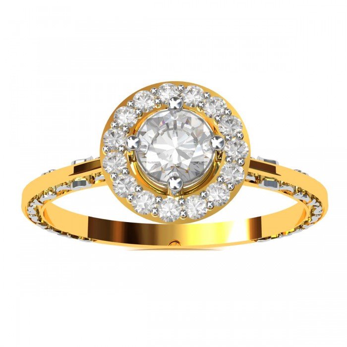 Round Solitaire Band