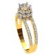 Round American Diamond Solitaire Rings