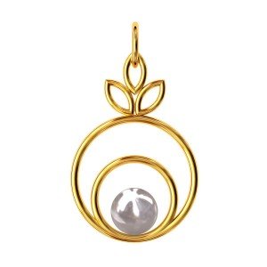 Gold Pendant For Girls