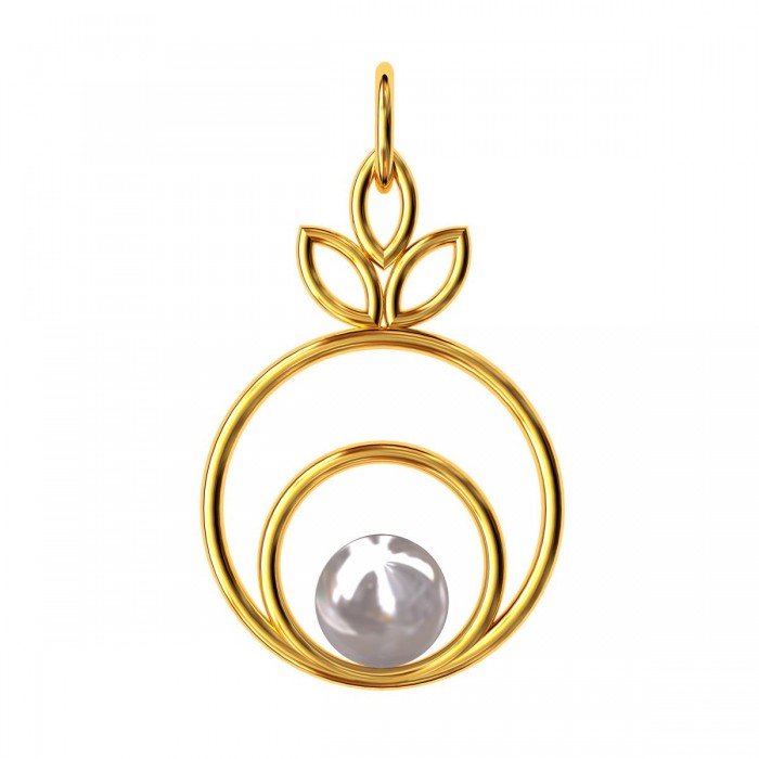 Gold Pendant For Girls