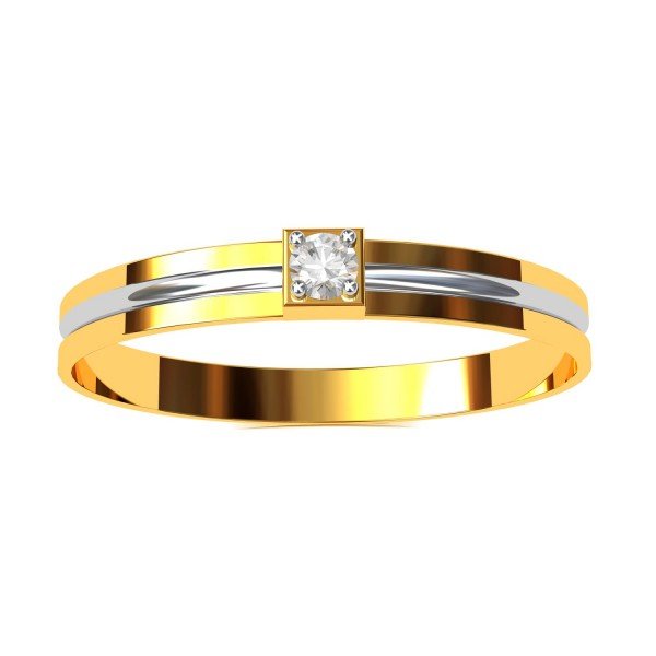 Gold American Diamond Ring Gold American Diamond Ring