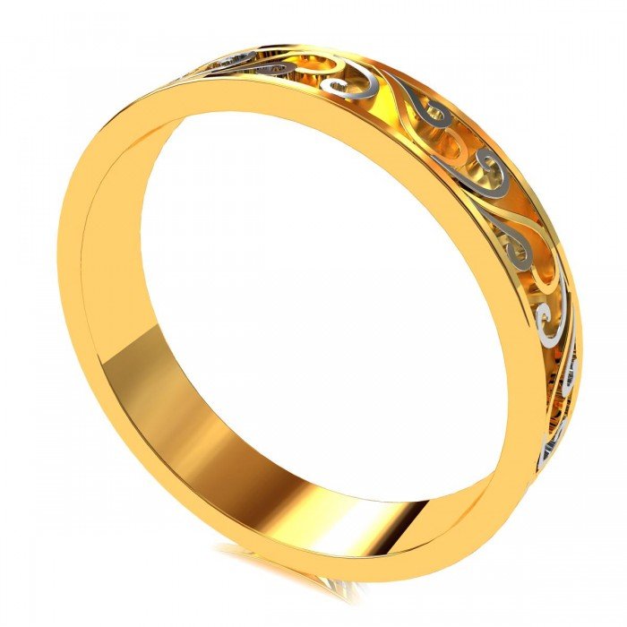 Gold Wedding Band Ring