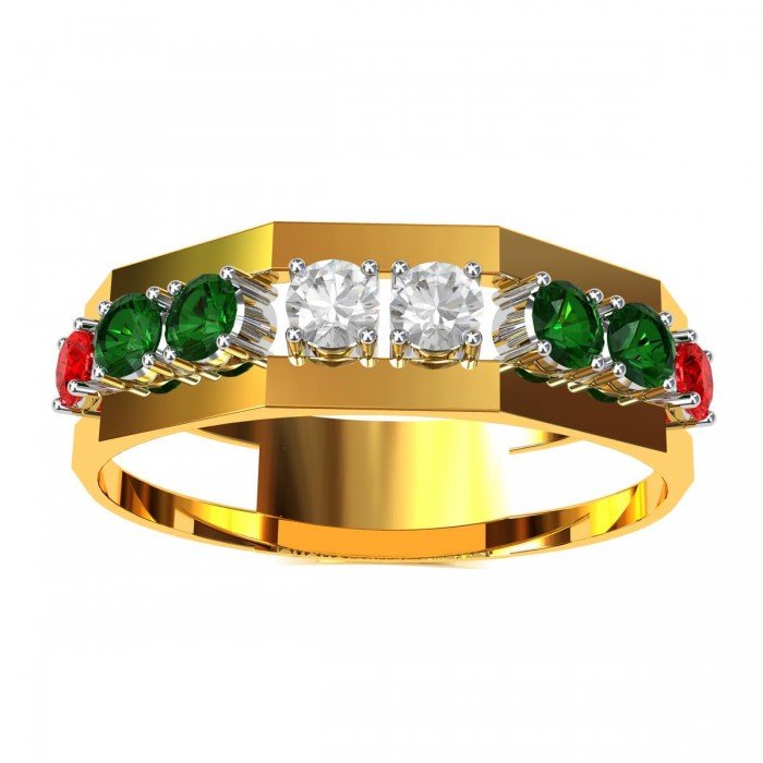 Multi Gemstone Ring