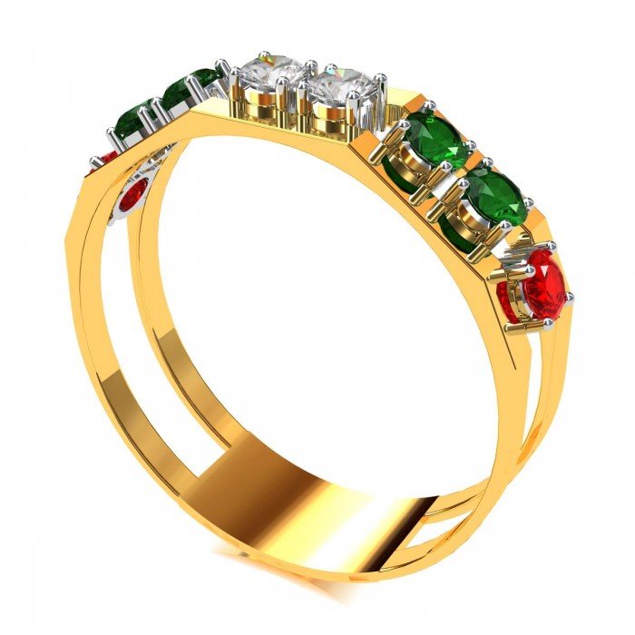 Multi Gemstone Ring