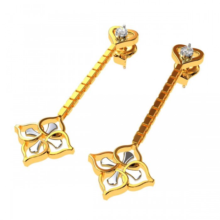 Floral Hanging Earring