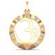 Om American Diamond Pendant, Mahadev