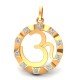 Om American Diamond Pendant, Mahadev