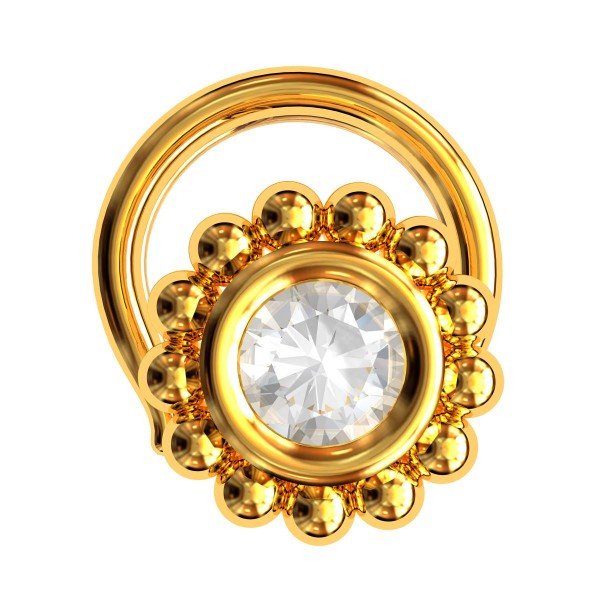 Solitaire Ball Nose Pin Solitaire Ball Nose Pin