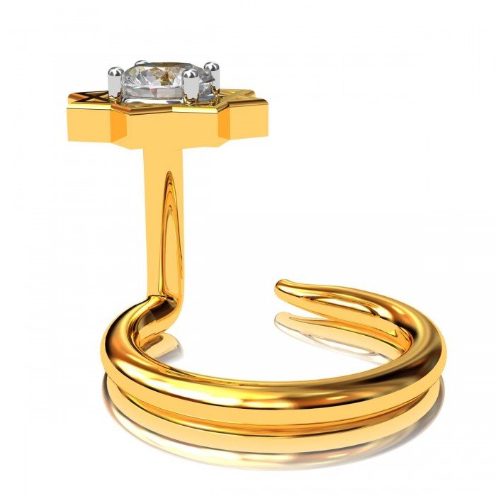 Astral American Diamond Nose Pin