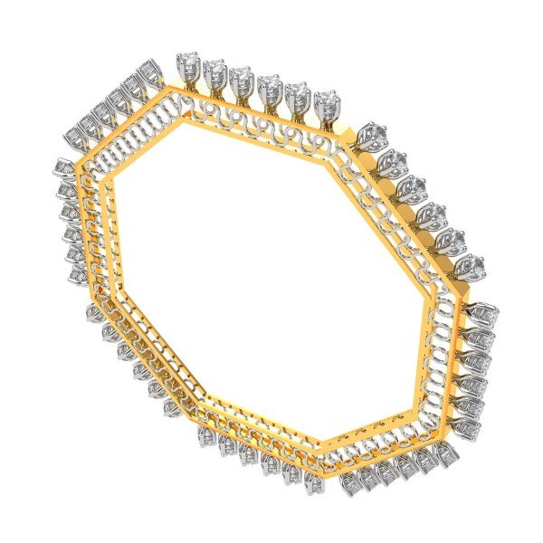 Octahedral Diamond Bangle Octahedral Diamond Bangle