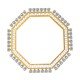 Octahedral Diamond Bangle
