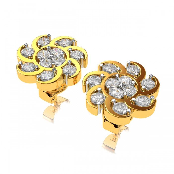 Traditional American Diamond Studs Earring