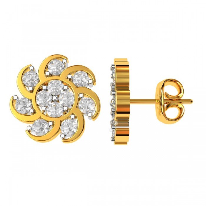 Traditional American Diamond Studs Earring