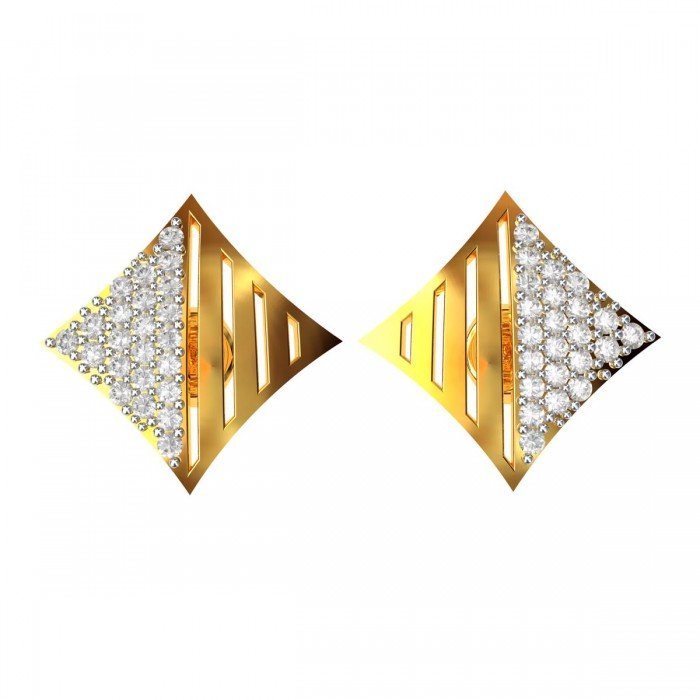 Latest American Diamond Earrings Design