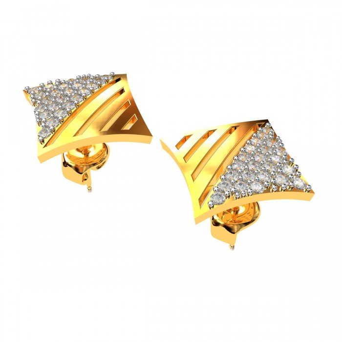 Latest American Diamond Earrings Design