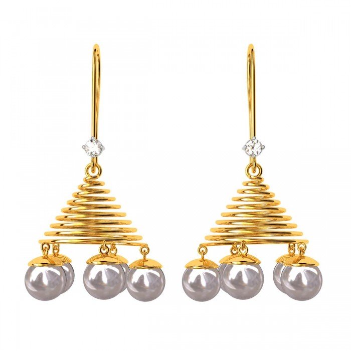 Pearl Jhumka Earrings