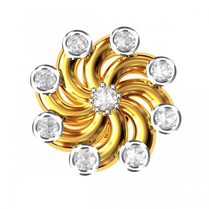 Traditional American Diamond Stud Earring