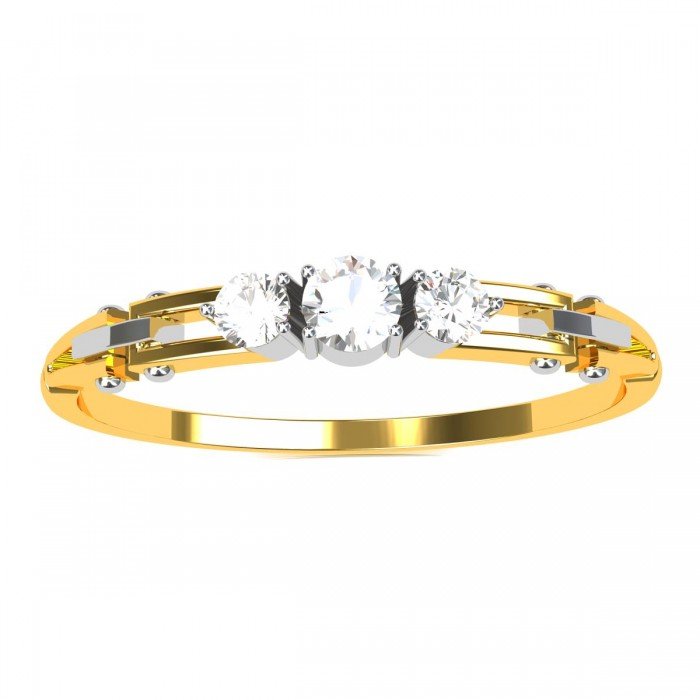 The Triratna American Diamond Ring