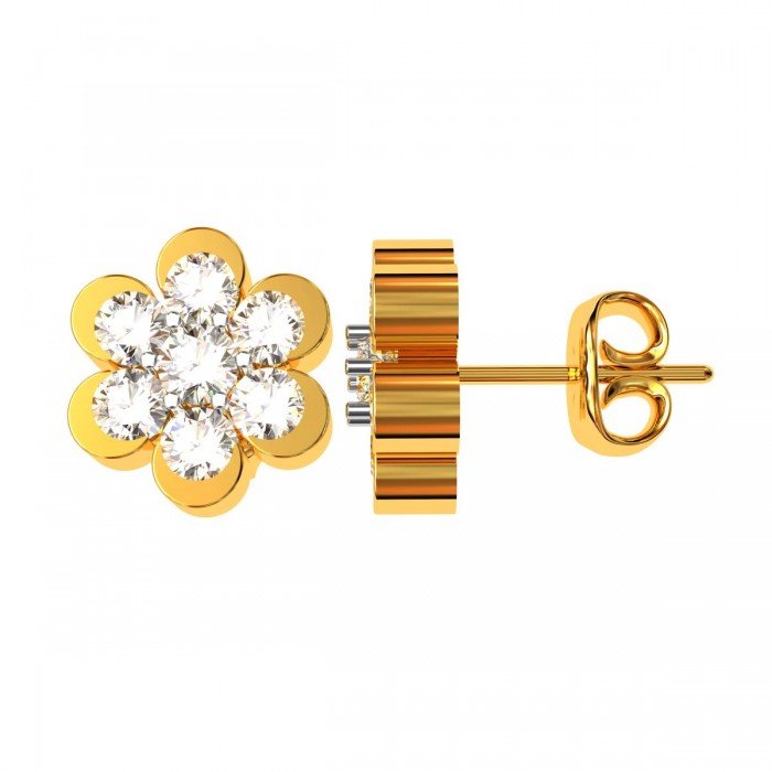 Traditional American Diamond Earring