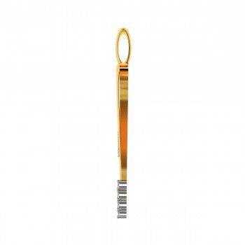 American Diamond Gold Pendant