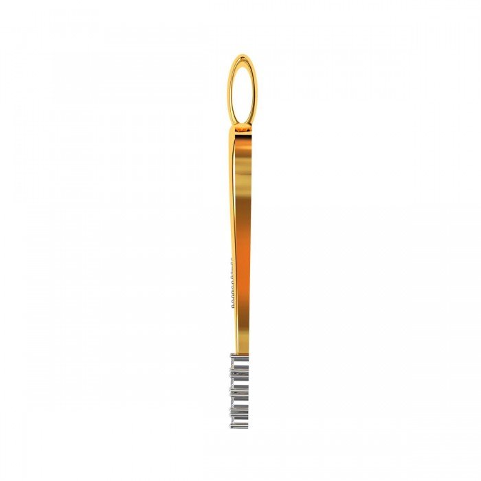 American Diamond Gold Pendant