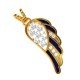Meena American Diamond Wing Pendant