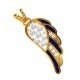 Meena American Diamond Wing Pendant