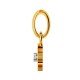 Stylish American Diamond Bent Pendants