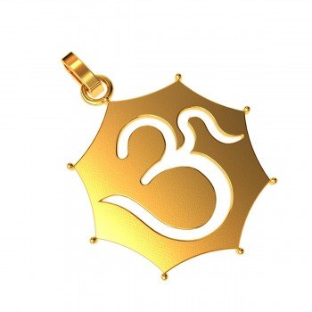 Om Gold Pendant, Mahadev