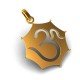 Om Gold Pendant Om Gold Pendant