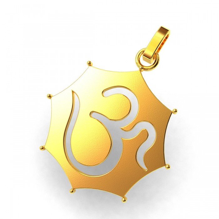 Om Gold Pendant, Mahadev