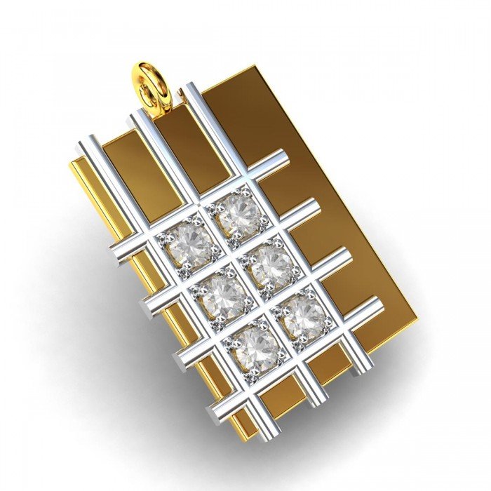 Hash American Diamond Pendant
