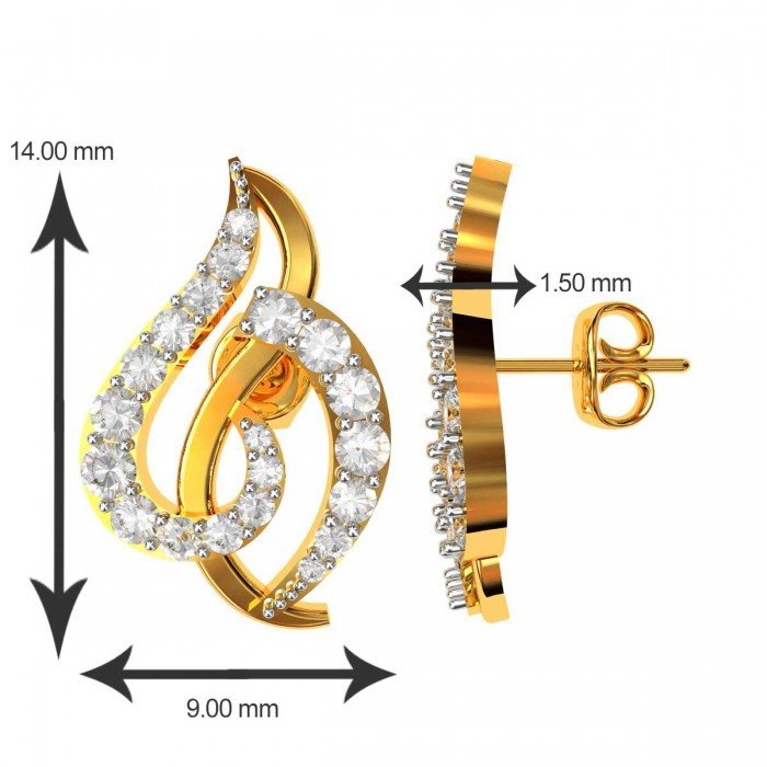 Designer American Diamond Earring