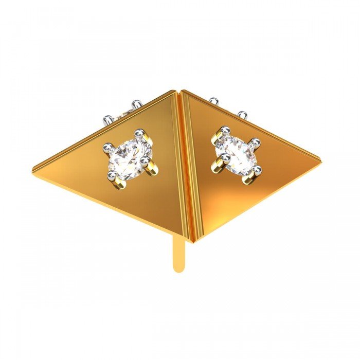 Square American Diamond Earring