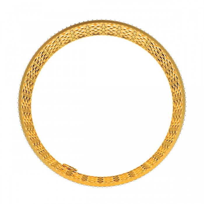 Multi Jali Diamond Bangle