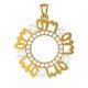 American Diamond Om Pendant