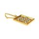 Rectangle Gold Dangler