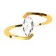 Marquise American Diamond Solitaire Ring