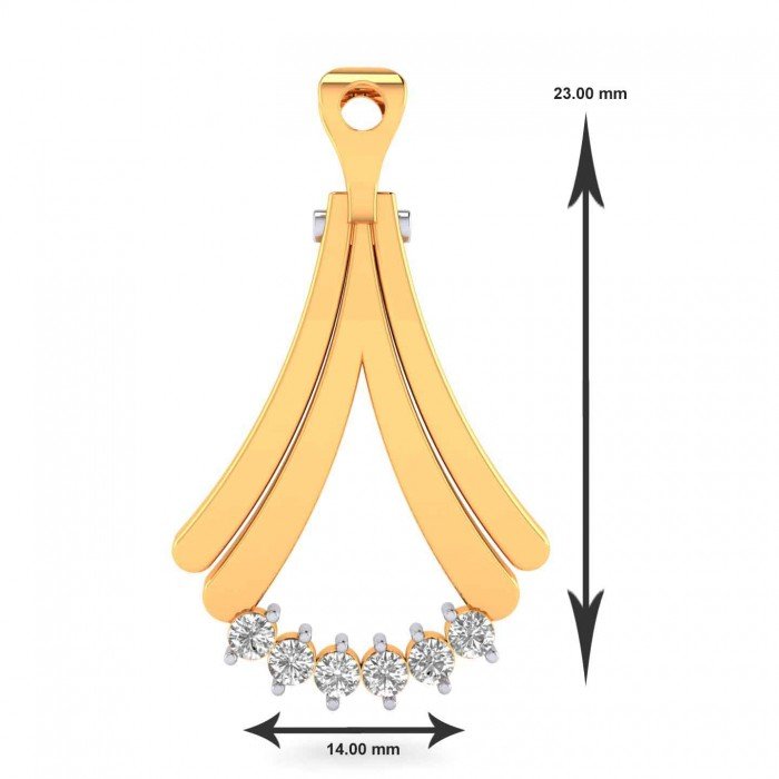Designer American Diamond Pendant