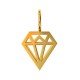 Gold American Diamond Pendant