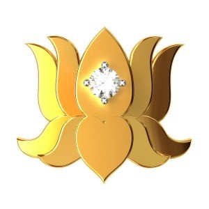 Lotus American Diamond Pendant