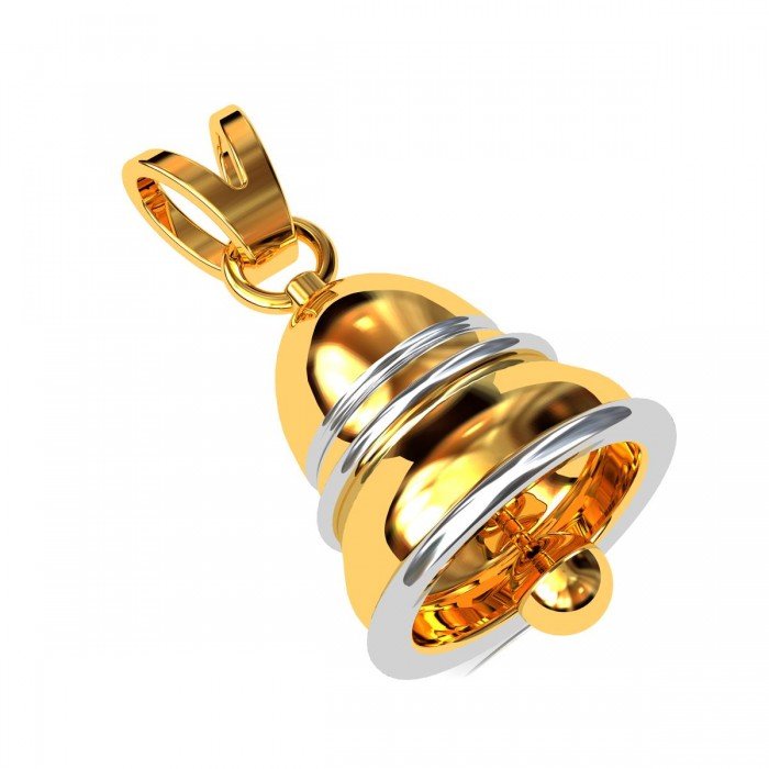 Gold Bell Pendant